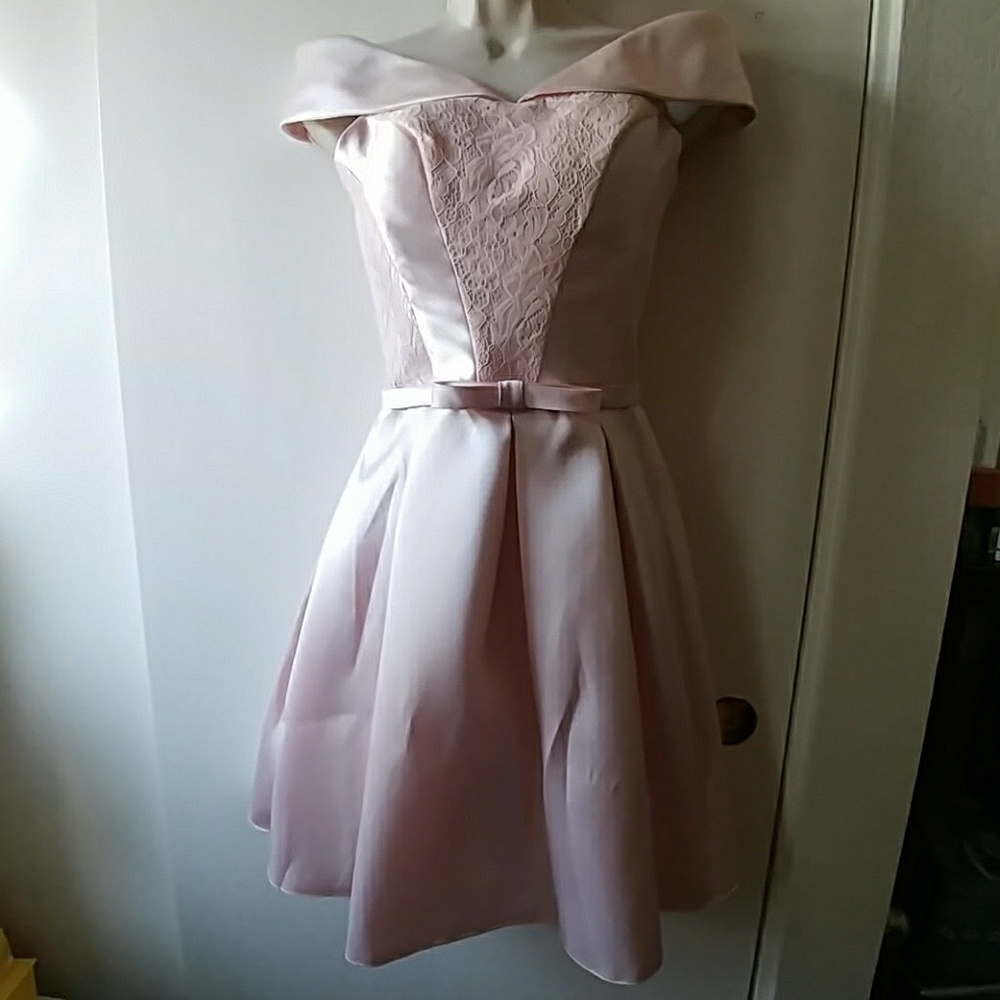 Prom pleaded dress.